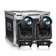 PAIDUN 2PCS Mini Beam 380W 20R Moving Head Spot Light Flight Case Disco Bar Show