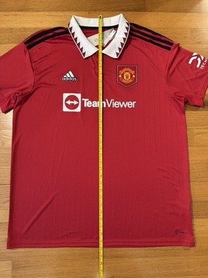 New XXL Adidas Manchester United 2022/23 Home Soccer Jersey Shirt