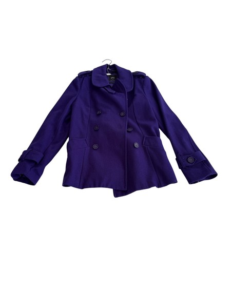 Sportsgirl Womens Purple Trench Coat Size 10 Good Condition