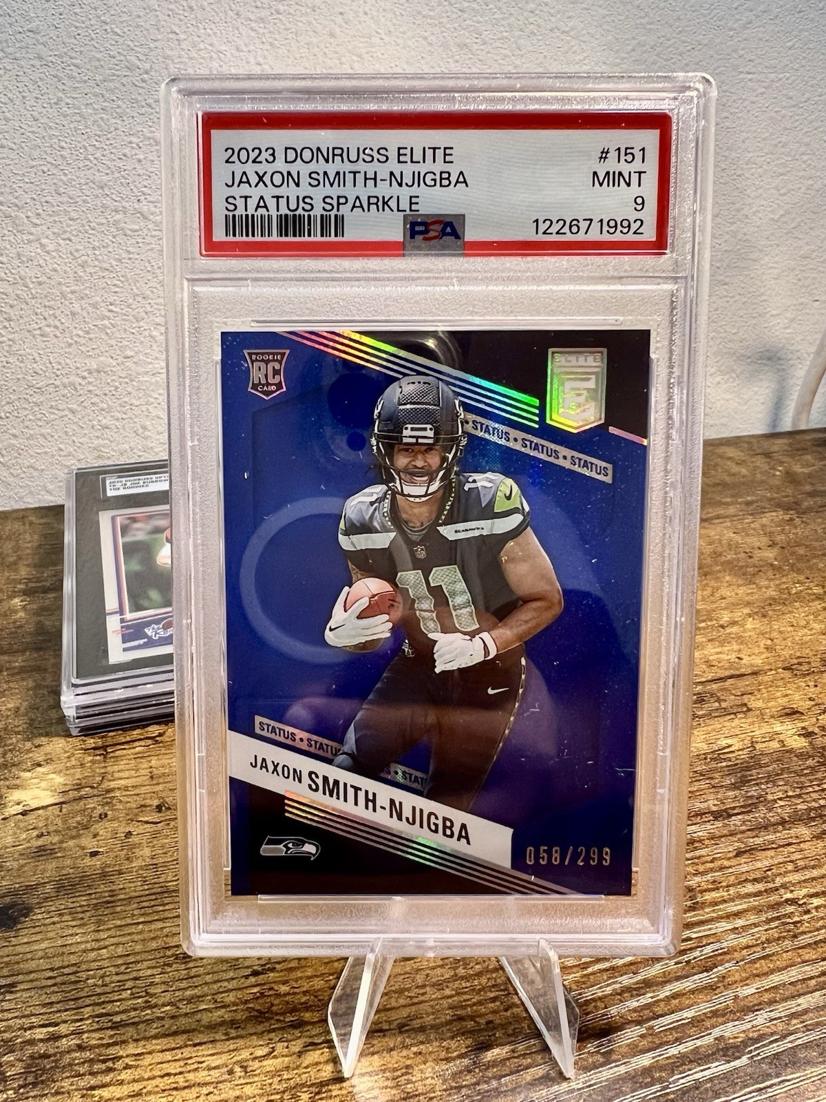 2023 Donruss Elite - Rookies Jaxon Smith-Njigba #151 Status Sparkle /299 (RC)