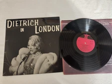 LP RECORD DIETRICH IN LONDON NPL 18113