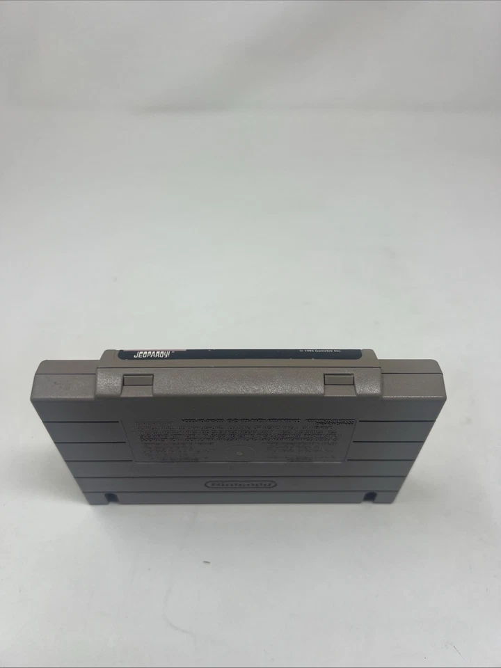 Jeopardy Deluxe Edition (Super Nintendo Entertainment System, 1993) SNES - Image 3 of 4