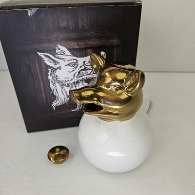 Wizarding Trunk Harry Potter Copper Kettle Boars Head Teapot Golden Exclusive