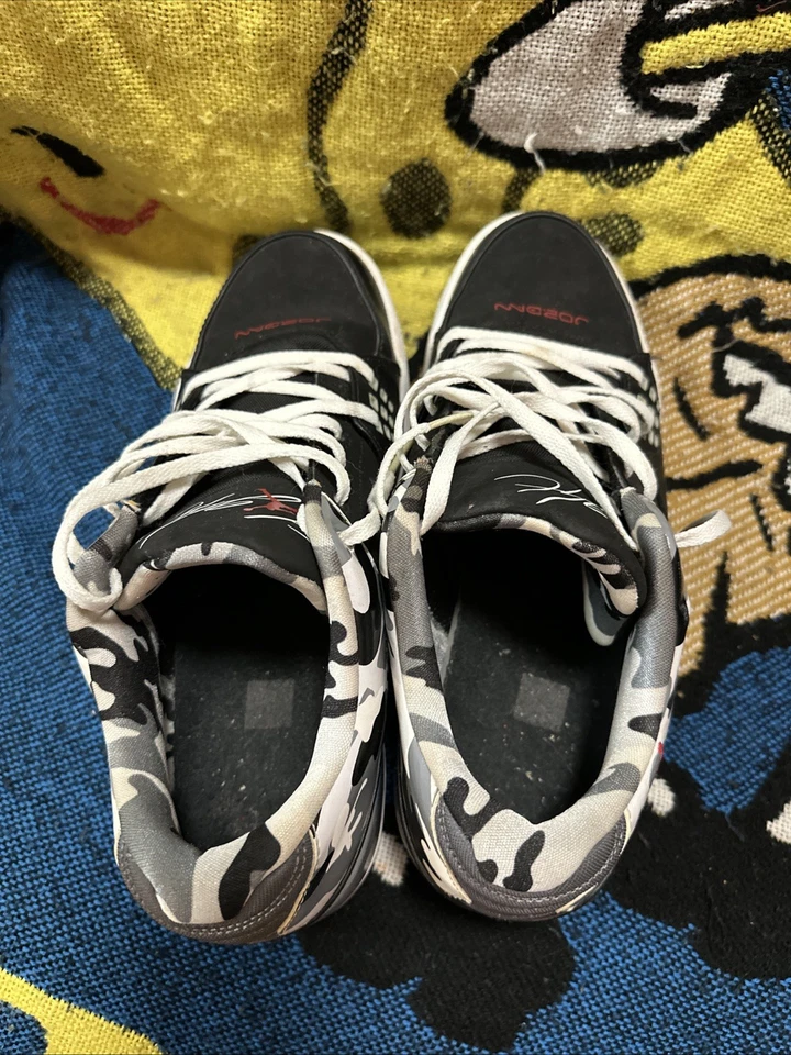 Nike Air Jordan Hombre SC 1 Parte Superior Baja Blanco Negro Camuflaje Talla 9.5 (599929-020) Foto 4 de 4