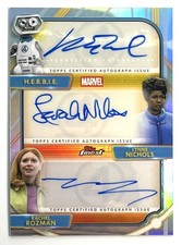 2026 Topps Finest Fantastic Four - TRIPLE Auto- Matthew Wood/Sarah Niles/Lyonne