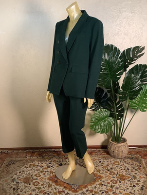 Veronica Beard Suit Set in Pine - Miller Dickey Jacket sz 12 & Renzo Pant sz 10