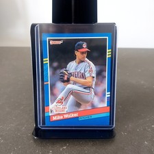 Mike Walker #61 Cleveland Indians Baseball Card 1991 Donruss Rated Rookie. rookie card picture