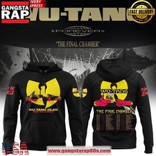 Wu-Tang Clan Forever The Final Chamber Tour 2025 Black Hoodie
