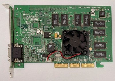 Hercules Maxi Gamer 3D Prophet AGP Graphics Card (GeForce256, 32MB, Retro, 2000)