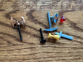 Set of 4 LEGO Castle Dwarves Minifigures Complete With Accessories from 7036