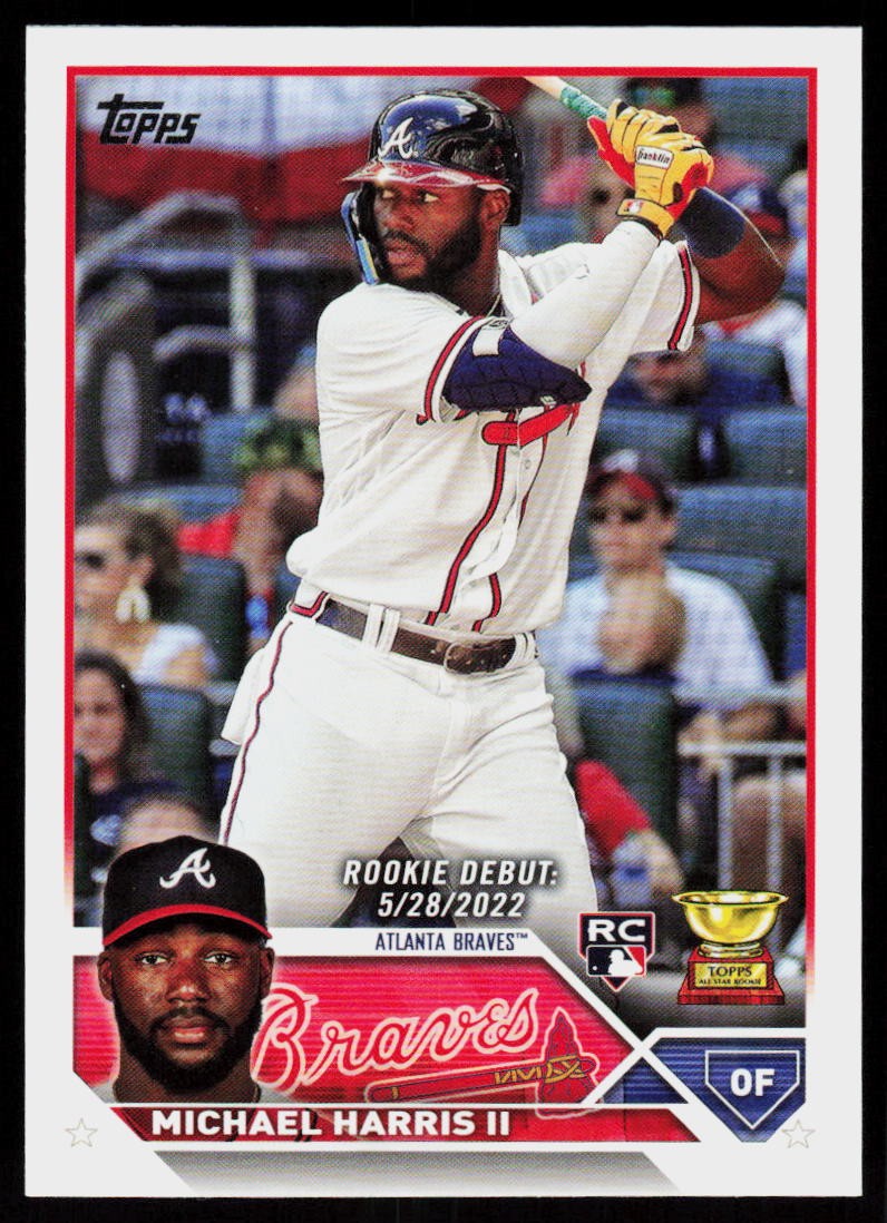2023 Topps Update Michael Harris II #US225 BASEBALL CARD Atlanta Braves RC