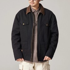 Outdoor Fashion Men's Streetwear Fashion Vintage Loose Casual Cotton Jacket