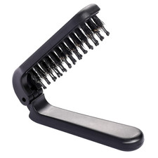 Travel Foldign Hair Brush, Mini Foldable Hair Brush Portable Boar Bristles Hair