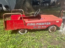 1960  s Sears Vintage Fire Fighter Pedal Car 508