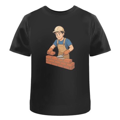 'Bricklayer Working' Unisex T-Shirt -  100% Cotton (S-XXL) (TA057866)