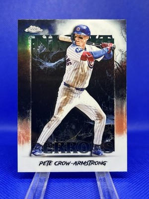 2025 Topps Chrome Update Series Night Terrors Pete Crow-Armstrong #NT-23 Cubs  