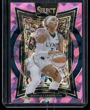 2025 Panini Select WNBA #68 DiJonai Carrington Pink Ice Prizm