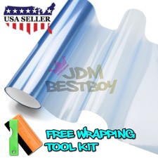 12x24 Gloss Light Blue Tint Headlights Fog Lights Lamp Sidemarker Vinyl Film 12x24 Gloss Light Blue Tint Headlights Fog Lights Lamp Sidemarker Vinyl Film