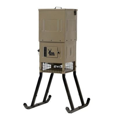 Boss Buck Stand & Fill Sled Feeder with Evolution Spin Plate, 300 Pound Capacity