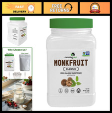 Keto-Friendly Monk Fruit Sweetener 1:1 Sugar Substitute, Zero Calorie, 5 lb Bag