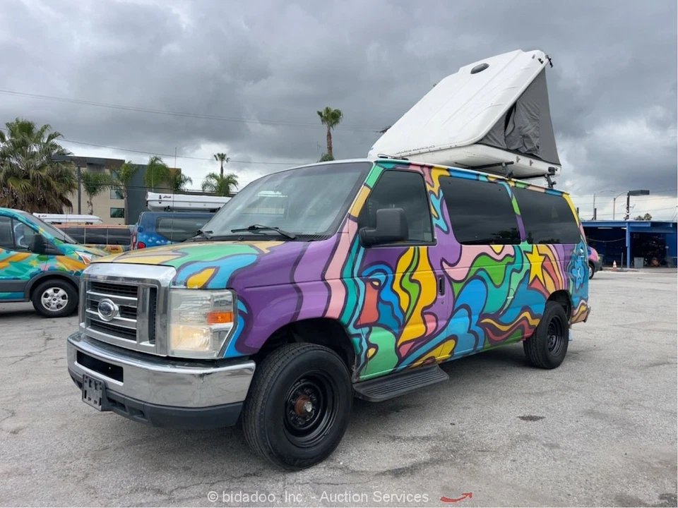 2013 Ford E-150 Camper Van Truck Recreational Vehicle RV Motorhome V8 bidadoo