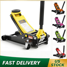 3 Ton Heavy Duty Steel Low Profile Hydraulic Floor Jack W Dual Piston 5 Colors 3 Ton Heavy Duty Steel Low Profile Hydraulic Floor Jack W Dual Piston 5 Colors