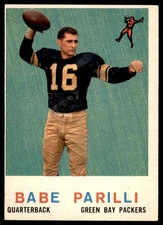 1959 Topps #107 BABE PARILLI  Green Bay Packers  EX-EX+