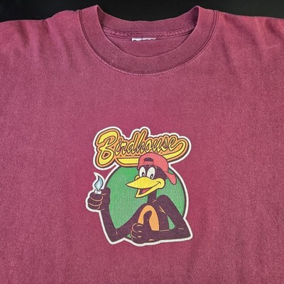Vintage 90s Bucky Lasek Birdhouse Skateboards Tee, Sz L/XL 22.5x27