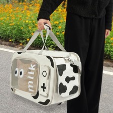 Travel Pet Carrier, Pet Bag for Cats Dogs with Wheels, Pet Trolley Bag Beige