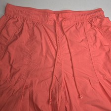 DAILY PRACTICE ANTHROPOLOGIE Medium Coral Parachute Pants Athletic -1579