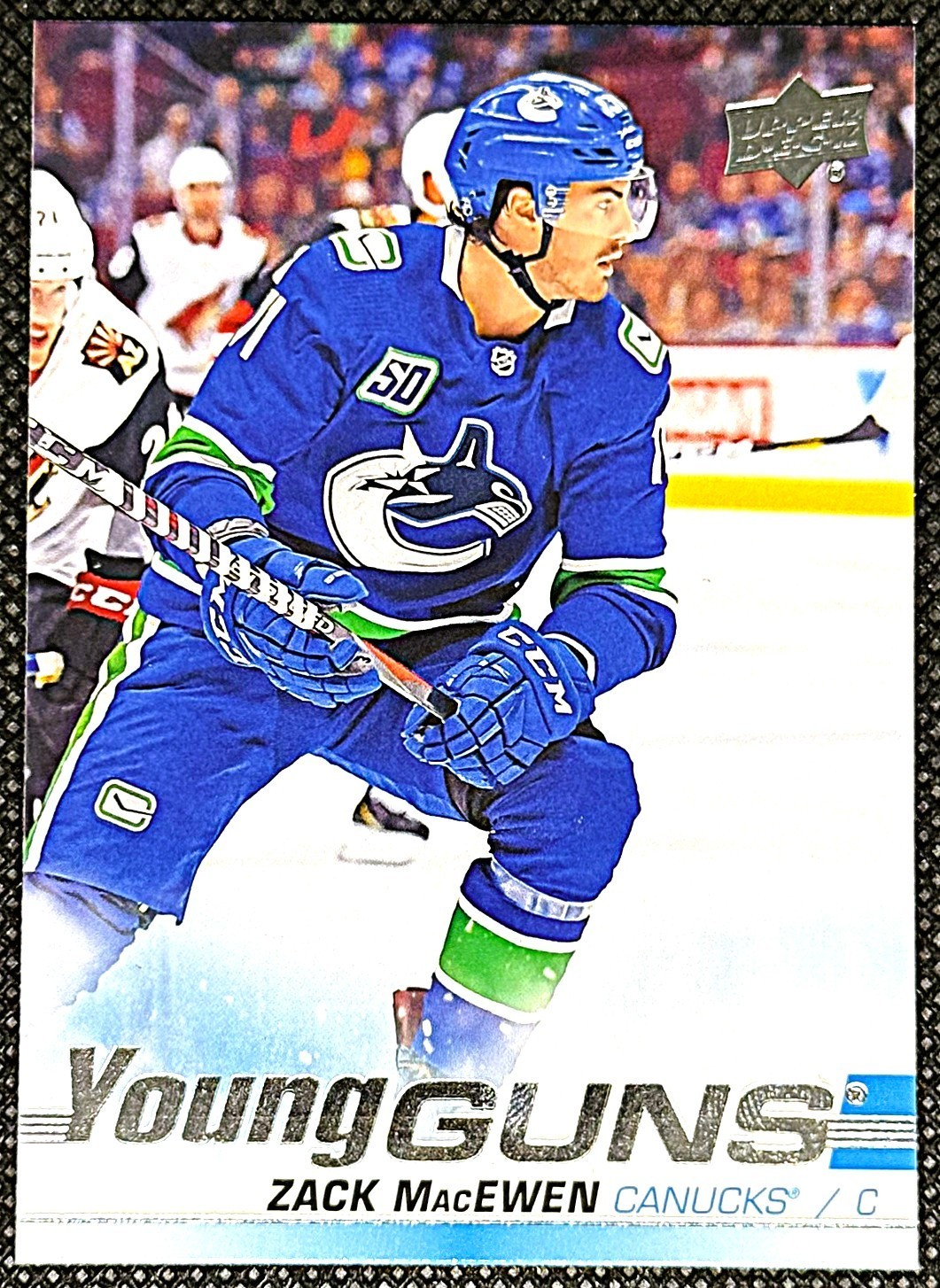 Zack MacEwen 2019-20 Upper Deck Series 1 Young Guns #244 RC -Vancouver Canucks