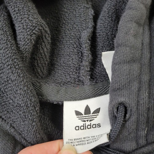 Pull Adidas Cropped Hoodie Femme XS Regular Center Trefoil 3 Rayures - Photo 3/10