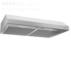 Broan Glacier 30" Under Cabinet Range Hood w/2-Speed 300 CFM Blower, LED...
