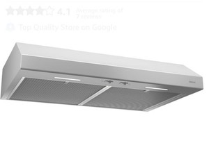 Glacier Broan 30" Sous le capot du Cabinet w/2-Speed 300 CFM Souris, LED...