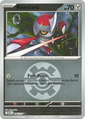 Pawniard (Quick Ball) 146/217 Common ME: Ascended Heroes ASC Reverse Holo
