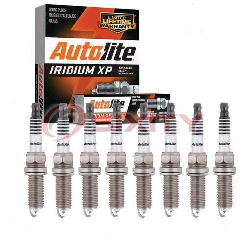 8 pc Autolite Iridium XP XP5684 Spark Plugs for REA12WMB4 3439 12568387 sy
