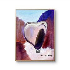 12"x16" Contemporay Hot Air Balloon Canvas Original Art Abstract Home Art