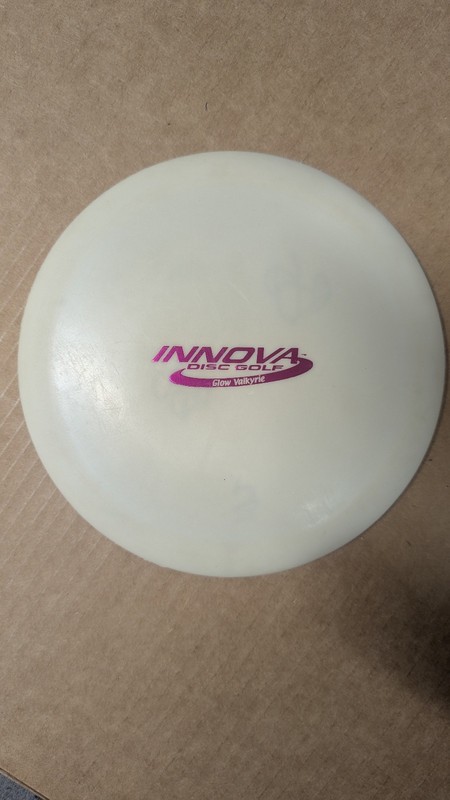 Innova  DX  Glow Valkyrie has patent numbers and has ink