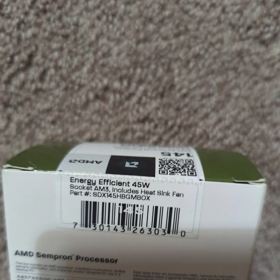 AMD Sempron 145 2.8 GHz (SDX145HBGMBOX) Processor - Image 3 of 4