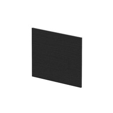 Image of Nuie Charcoal Black Woodgrain 700mm Shower Bath End Panel - MPD631N