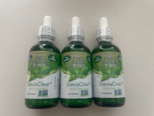 3 Bottles SweetLeaf Sweet Drops SteviaClear 2 fl oz each 8/2027 Stevia Clear