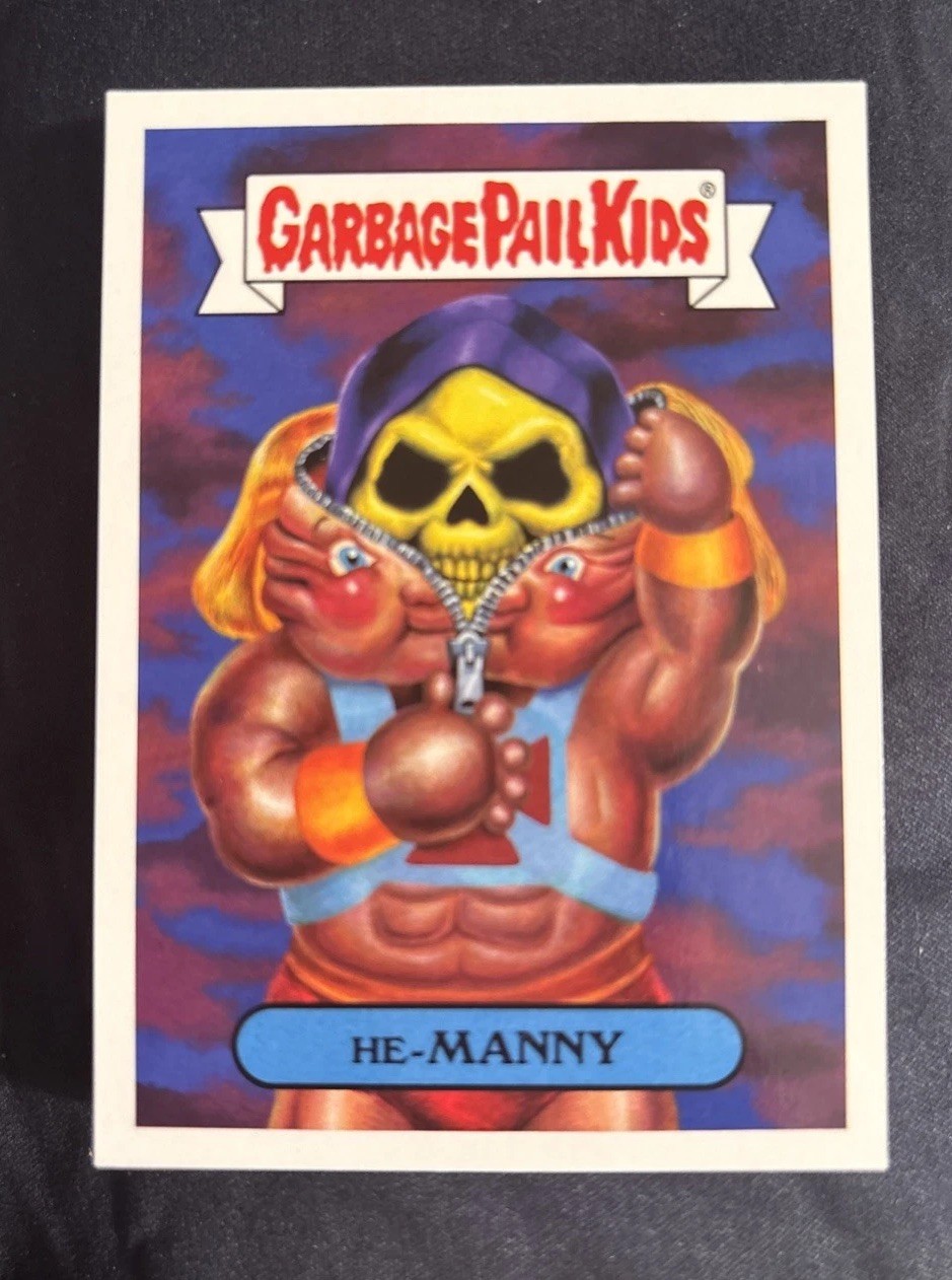 2018 Garbage Pail Kids We Hate The '80s HE MANNY #1a ‘80s Cartoons Sticker Mint