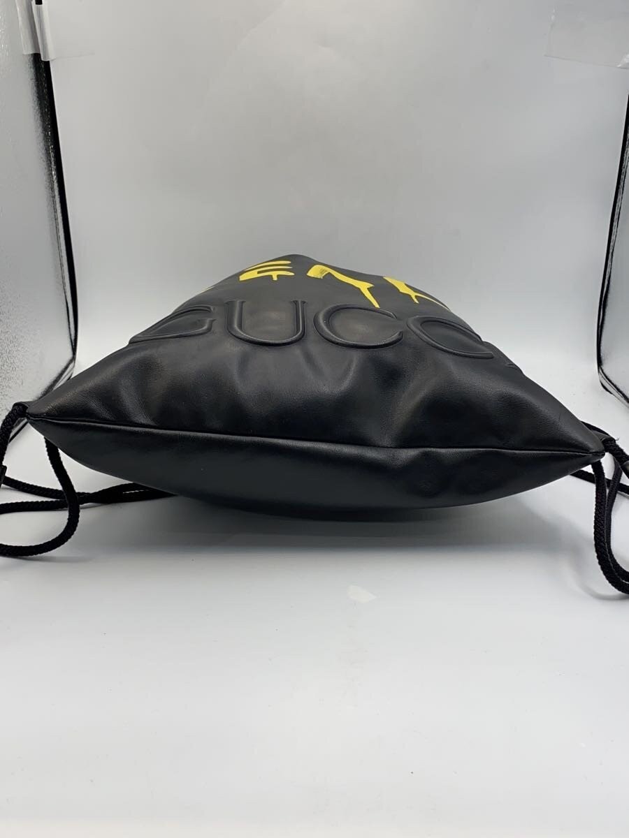 GUCCI Drawstring Backpack Ghost BLK - image 4