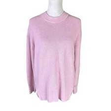 Lululemon 8 Merino Wool Blend Ribbed Crewneck Pullover Chunky Knit Sweater