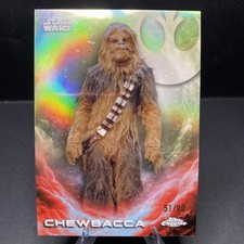 2025 Star Wars Topps Chrome Chewbacca Green Refractor /99