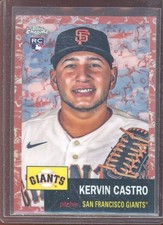 Kervin Castro 2022 Topps Chrome Platinum Cream/Rose Gold Ref #477 (38/75)