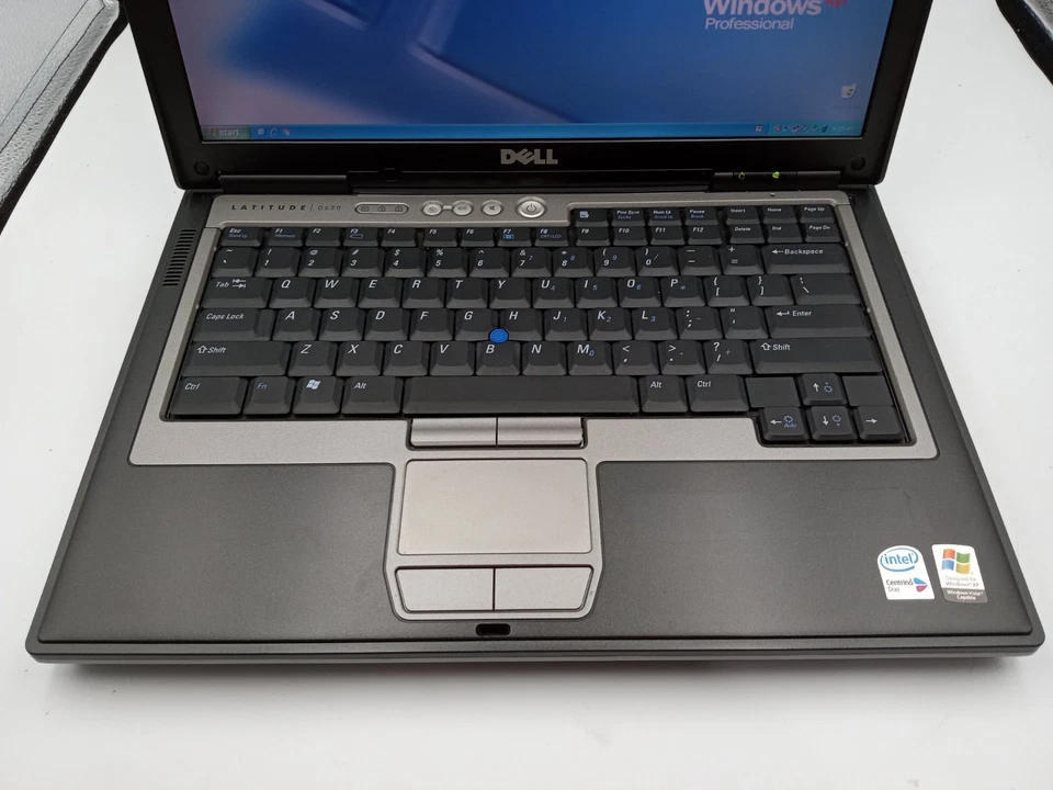 Dell D620 Laptop Intel Core Duo 2GB RAM 320GB HDD WinXP RS232 - BAD SPEAKERS -RR - Image 2 of 4