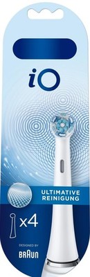 HEALTH AZ+ Oral B IO Ultimate Clean Toothbrush Head WHITE 4 Count