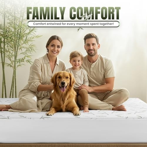 Waterproof Mattress Protector Bamboo Cooling Soft Fitted Bed Cover