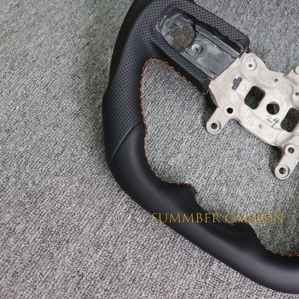 Perforated Leather Steering Wheel For Jeep Wrangler JL/JT 18-23 None Heated - Image 4 of 4
